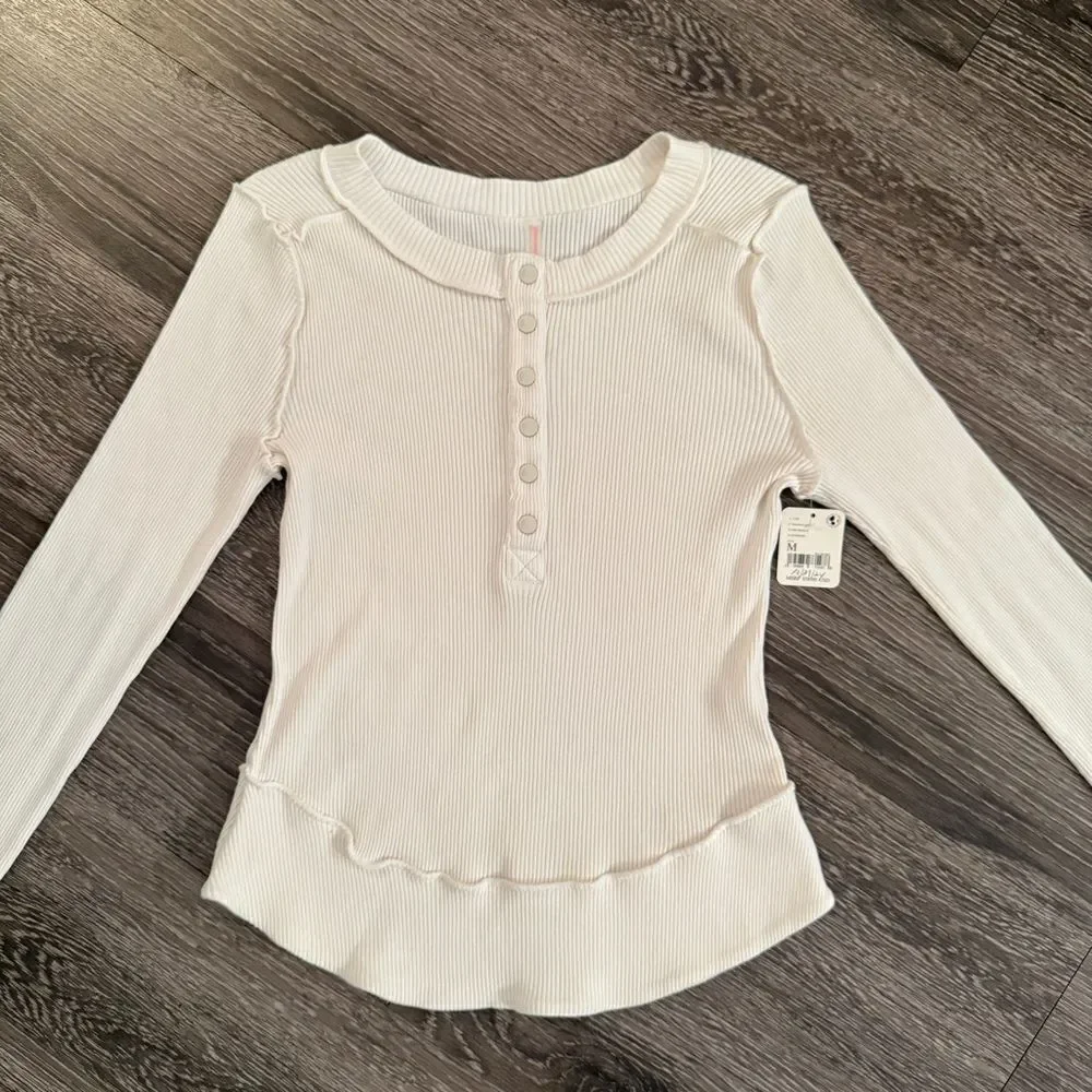 Free People Movement Rally Layering Solid Sweater New